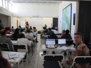 Ben at the Camara de Bienes Raices or Costa Rica Chamber of Real Estate course.