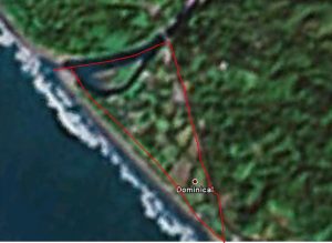 Dominical Costa Rica Dominical is shaped like a slice of pizza.