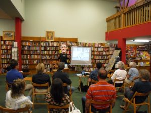 Ben's talk How to Live in Costa Rica at Avid Reader