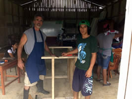 Costa Rica governmental education program on hydroponics.