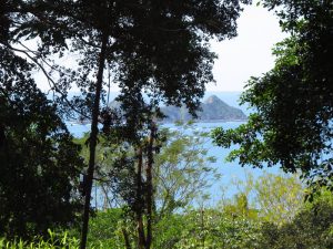 View of the Roca Ballena from this property located between Uvita and Ojochal